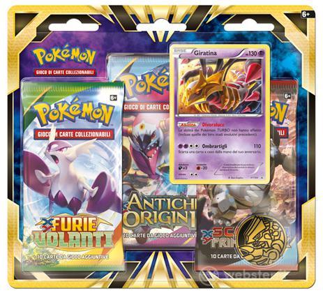 Pokemon Giratina da 3 buste blister Pokemon Giratina da 3 buste blister