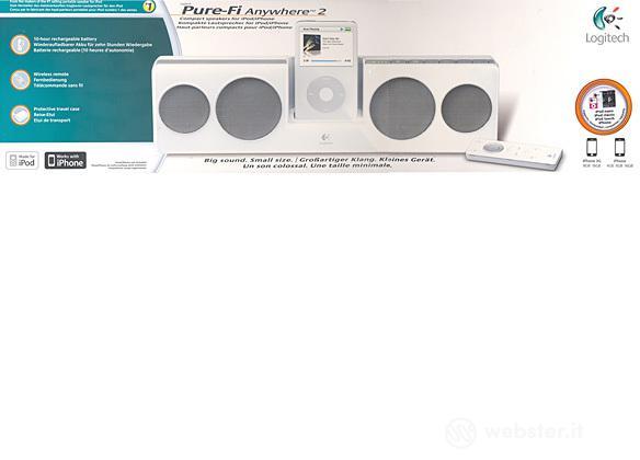 LOGITECH iPod Speakers Pure-Fi A. White