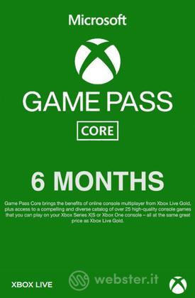 Microsoft Xbox Game Pass Core  6 Mesi