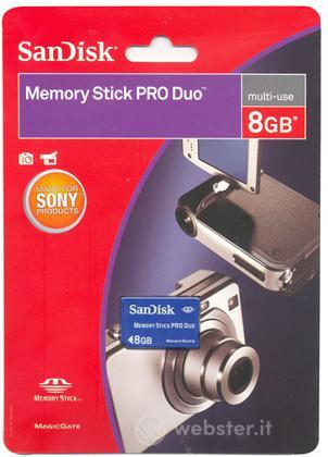 PSP SanDisk Memory Stick Pro Duo 8 Gb