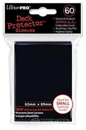 ULTRA PRO Bustine Mini Nero 60pz ULTRA PRO Bustine Mini Nero 60pz