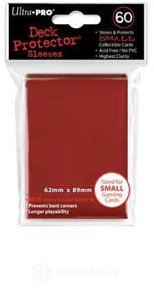 ULTRA PRO Bustine Mini Rosso 60pz ULTRA PRO Bustine Mini Rosso 60pz