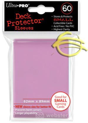 ULTRA PRO Bustine Mini Rosa 60pz ULTRA PRO Bustine Mini Rosa 60pz