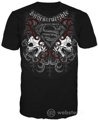 T-Shirt Superman Indistruttibile Nero S