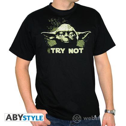 T-Shirt Star Wars - Yoda Try M