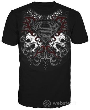 T-Shirt Superman Indistruttibile Nero XL