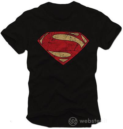 T-Shirt Superman Nera - L