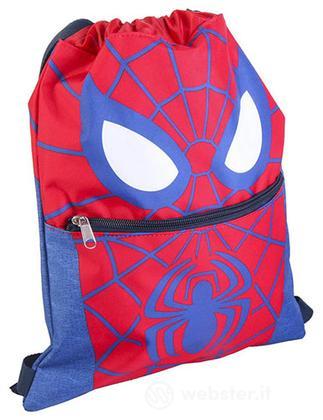 Sacca Kids Spider-Man Rosso e Blu