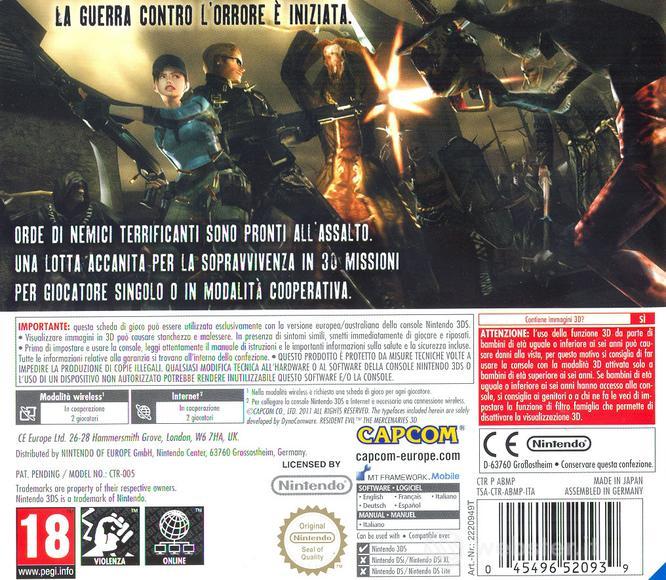 Resident Evil: The Mercenaries 3D