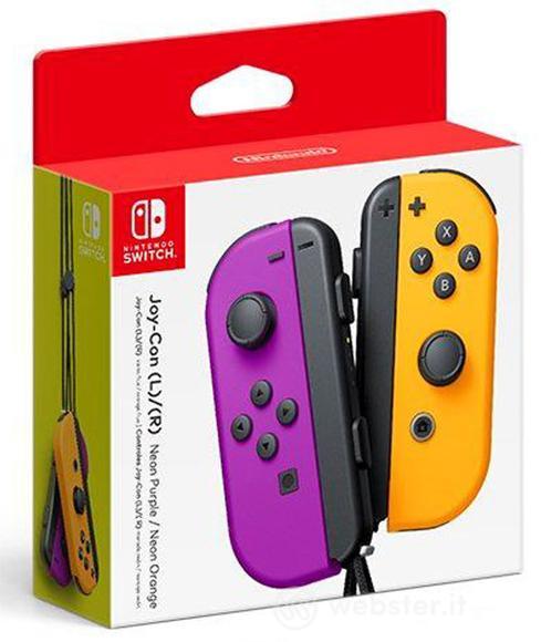 NINTENDO Set 2 Joy-Con Viola Neon-Arancio Neon