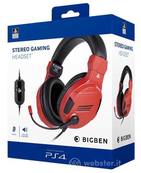 BB Cuffia Gaming Licenza SONY Rossa