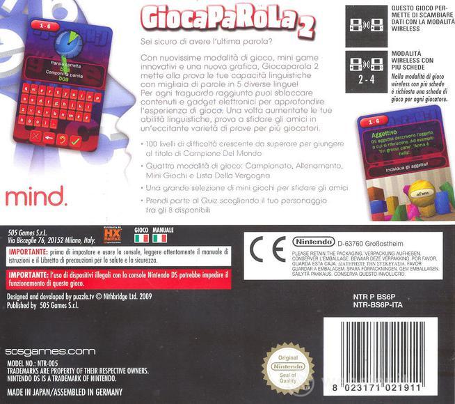 Mind Body & Soul Giocaparola 2