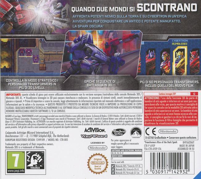 Transformers: The Dark Spark