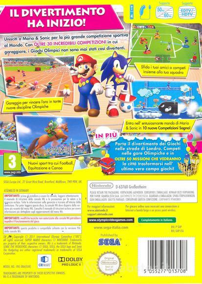 Mario & Sonic Giochi Olimp. Londra 2012