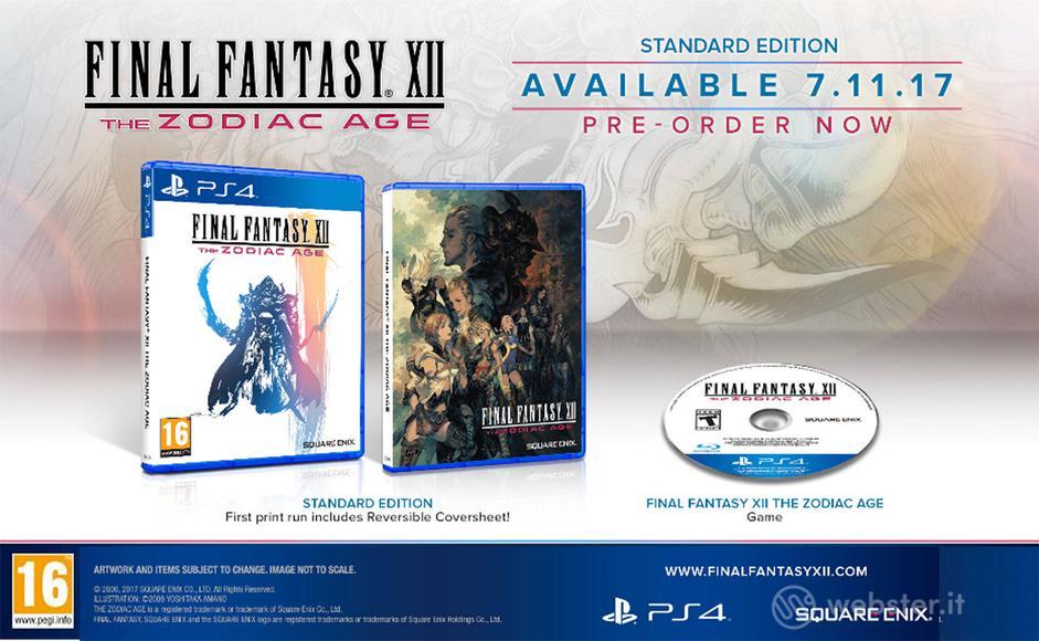 Final Fantasy XII The Zodiac Age D1 Ed.