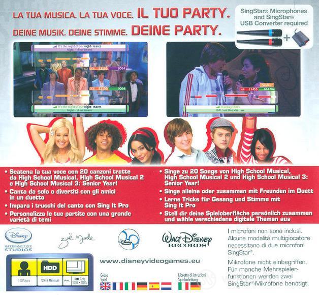 Disney Sing It! High School Musical