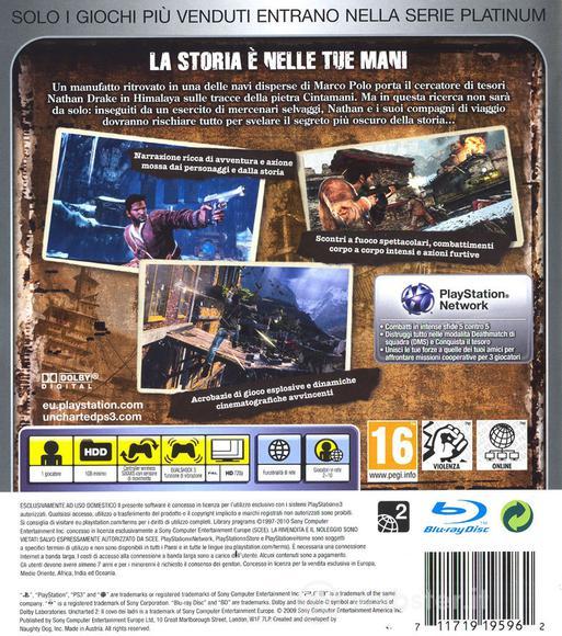 Uncharted 2: Covo dei Ladri PLT