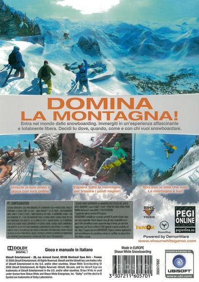 Shaun White Snowboarding