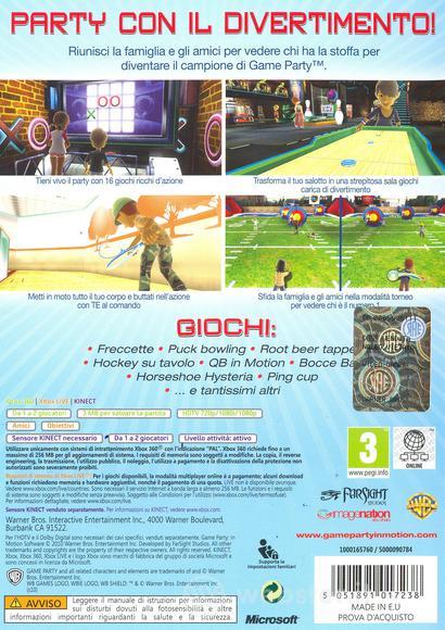 Game Party in motion