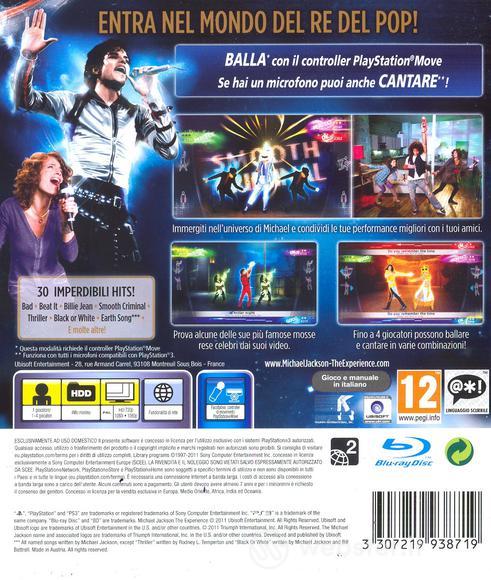 Michael Jackson The Experience D1 Vers.