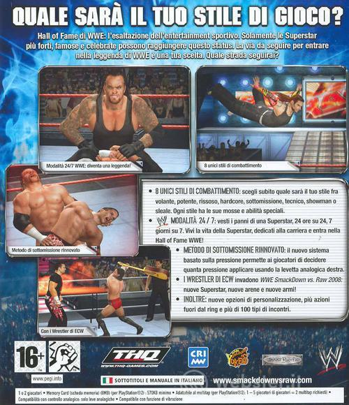 WWE Smackdown VS Raw 2008