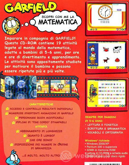 Garfield - Matematica 5 - 6 anni