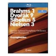 Brahms 1, Dvorak 9, Sibelius 5, Nielsen 3 (Blu-ray)