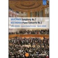 Anton Bruckner. Symphony No. 7. Beethoven. Piano Concerto No. 3