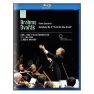 Claudio Abbado. Brahms, Violin Concert. Dvorak, Symphony No. 9, "From New World" (Blu-ray)