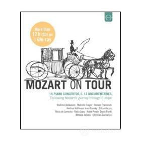 Mozart on Tour. 14 piano concertos & 13 documentaries (Blu-ray)