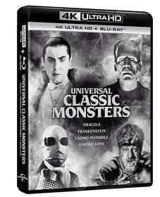Universal Classic Monsters Collection Vol 1 (4 4K Ultra Hd+4 Blu-Ray) (Blu-ray)