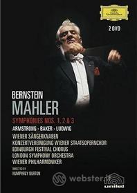 Gustav Mahler. Sinfonia n. 1, 2, 3. Leonard Bernstein (2 Dvd)