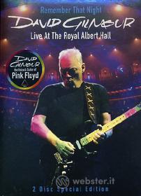 David Gilmour. Remember That Night. Live At The Royal Albert Hall (2 Dvd)