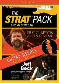 The Strat Pack. LIve in Concert. Eric Clapton. Live 1986. Jeff Beck... (3 Dvd)
