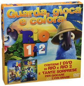 Rio 1 & 2. Guarda, gioca e colora (Cofanetto 2 dvd)