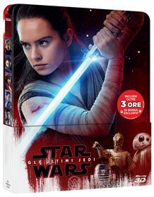 Star Wars - Gli Ultimi Jedi (Blu-Ray 3D+Blu-Ray) (Ltd Steelbook) (Blu-ray)