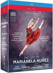 The Art Of Marianela Nunez: Don Quixote/Giselle/La Fille Mal Gardee/Swan Lake (4 Blu-ray)