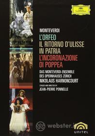 Monteverdi. L'Orfeo - Il ritrono di Ulisse in patria - L'incoronazione... (Cofanetto 5 dvd)