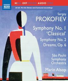 Sergei Prokofiev - Sinfonie Nn.1 E 2 - Alsop Marin Dir /orchestra Sinfonica Di Sao Paulo (Blu-ray)