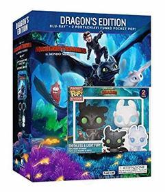 Dragon Trainer 3 - Il Mondo Nascosto (Blu-Ray+2 Portachiavi Funko Pocket Pop!) (3 Blu-ray)