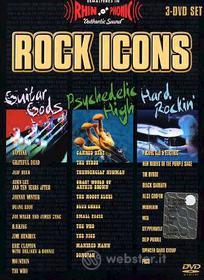 Rock Icons. Guitar Gods, Psychedelic High, Hard Rockin' (3 Dvd)