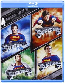 4 grandi film. Superman Collection (Cofanetto blu-ray e dvd)