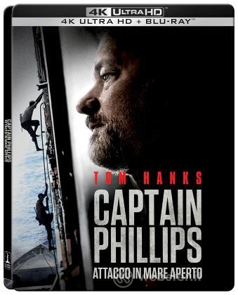 Captain Phillips - Attacco In Mare Aperto (Steelbook) (4K Ultra Hd+Blu-Ray) (Blu-ray)