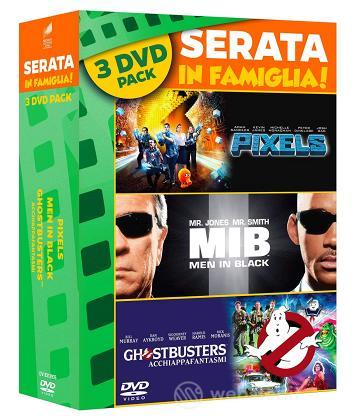 Pixels / Ghostbusters / Men In Black (3 Dvd)