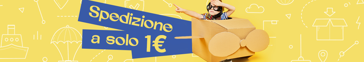 Spedizione a solo 1€